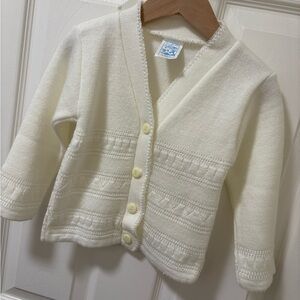 Kids Cream Cardigan